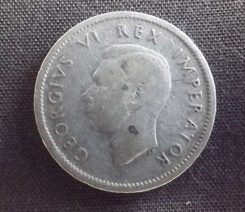 6 Pence, South Africa, 1940, Silver, Condition As Per Photo