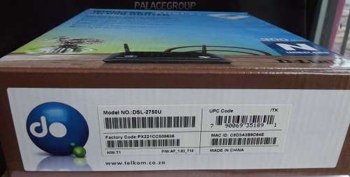 Telkom Wireless N ADSL2+ 3G USB Router, DSL-2750U