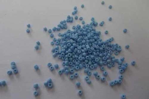 Glass Beads, Seedbeads, 11/0, Blue, 14gr