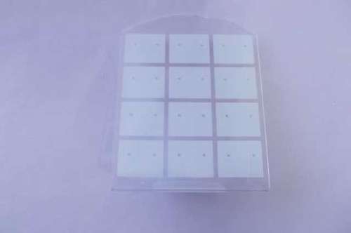 Earring Display Stand, Clear Perspex, Holds 12 Pairs, 10cm, 1pc