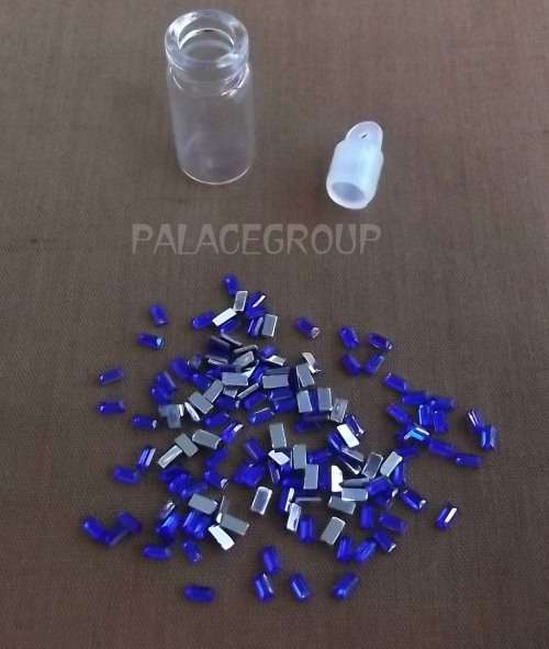 Nail Art Kit, 4 x Nail Glitter, Stamping Plate, Rhinestones, 4 Way Buffer Block, File , Nail Sticker