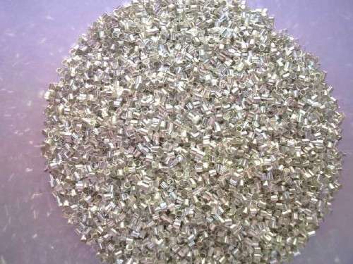 Findings, Crimp Bead, Silver, Large, ±100pc
