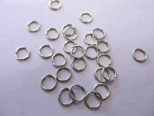 Findings, Jump Ring, Nickel, 7mm, ±50pc