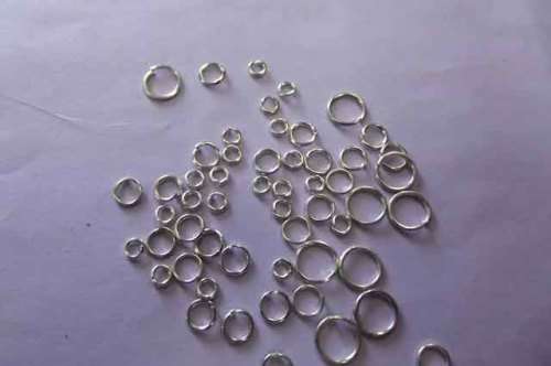 Findings, Jump Ring, Metal, Silver, Mixed Sizes, ±30pc