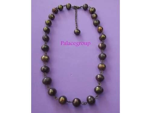 Fine Jewellery, Freshwater Cultured Pearl Necklace, ±40cm With 5,5cm Extender Chain