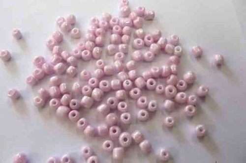 Beading Supplies, Seedbeads, Light Pink, 8/0, 14gr