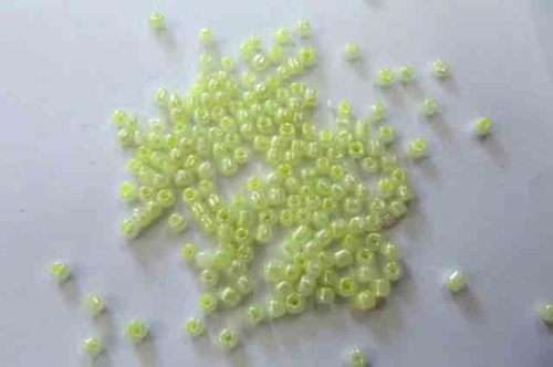 Beading Supplies, Seedbeads, Yellow, 8/0, 14gr