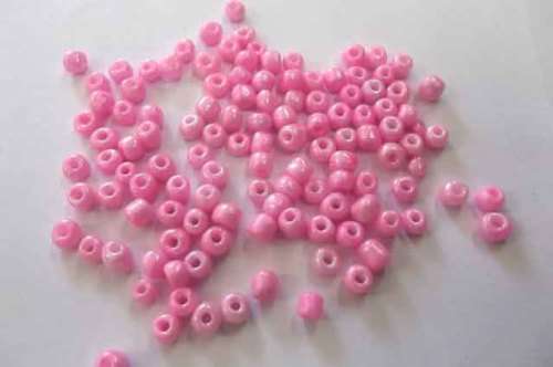 Beading Supplies, Seedbeads, Pink, 6/0, 13gr