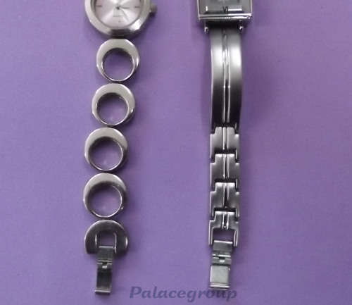 1 Lot Ladies Watches Working Condition, 1 x Ricardo With Pink Face, 1 x L`S Watch With Grey Face