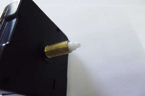 Complete Clock Mechanism With Tide Hands, 1 Set, Shaft Size - 8mm x 18mm