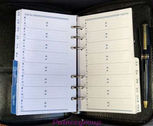 A5 Personal Agenda, Weekly Notes From 8:00 to 17:00, General Notes, TEL Section, Faux Leather