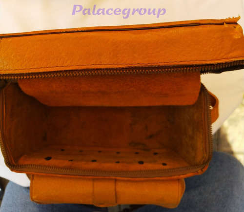 G.B.Bell & Howell Camera, 16mm, Leather Carry Case (Slightly Worn On Corners)