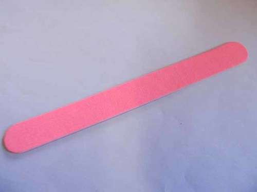 Straight File, Double Sided, Pink, 1pc