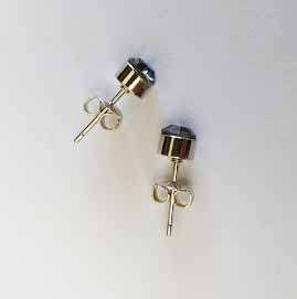 Ring Silver Stamped 925, Ring Size 17mm, Width 7mm, Pair Silver Chain Dangle Earrings, Stud Earrings