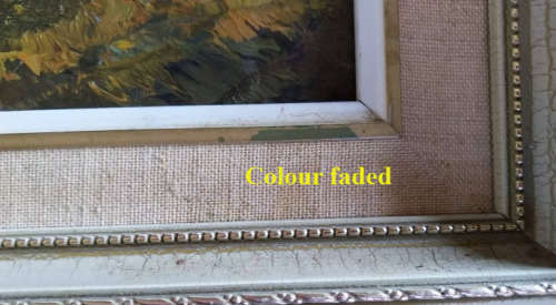 Original Oil Painting, Artist Signature, Grandma`s Clearance Sale, As Per Photos