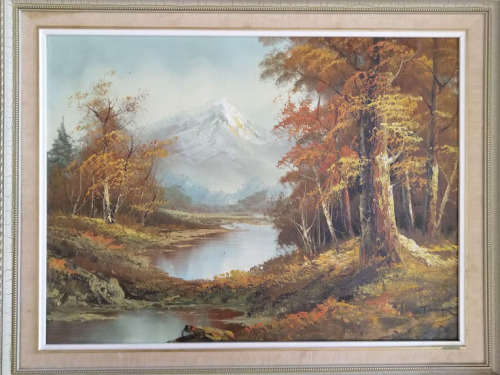 Original Oil Painting, Artist Signature, Grandma`s Clearance Sale, As Per Photos