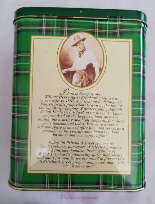 Vintage 56 Pritchard Street Chocolate Eclair Container / Tin, In 80/100 Condition, See Photos Below