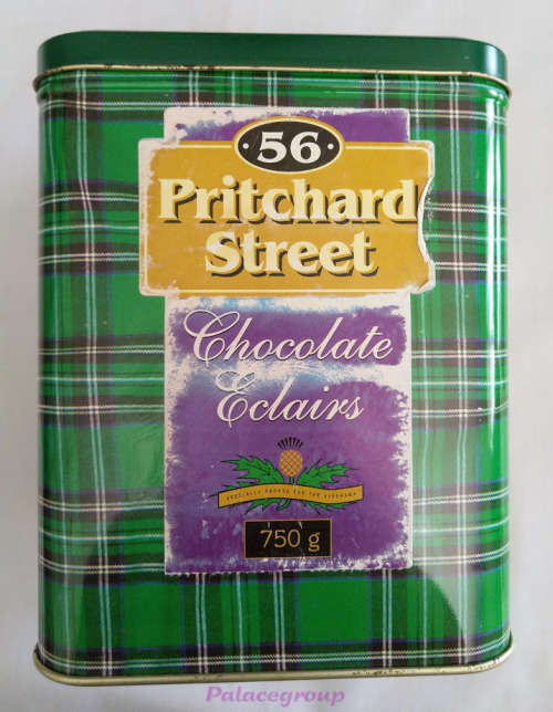 Vintage 56 Pritchard Street Chocolate Eclair Container / Tin, In 80/100 Condition, See Photos Below