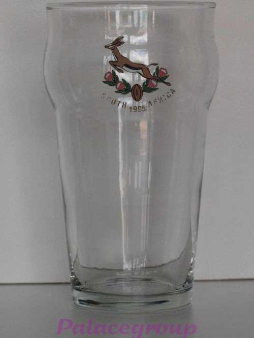 1 Set - 10 x Glasses, Rugby World Cup 1995 Beer Glasses, 400ml, See Photos...