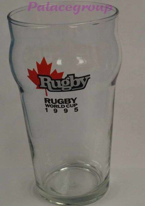1 Set - 10 x Glasses, Rugby World Cup 1995 Beer Glasses, 400ml, See Photos...