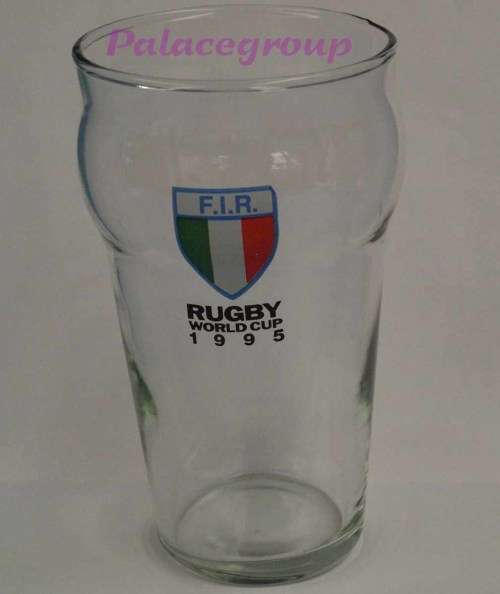 1 Set - 10 x Glasses, Rugby World Cup 1995 Beer Glasses, 400ml, See Photos...