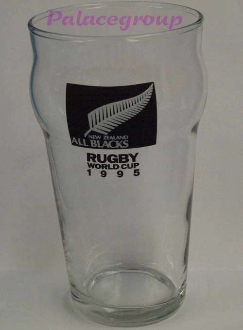 1 Set - 10 x Glasses, Rugby World Cup 1995 Beer Glasses, 400ml, See Photos...