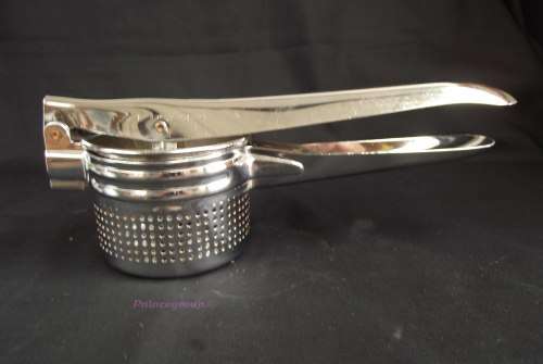 Vintage Potato Press, All Metal, Silver Colour, Good Working Order, See Photos ...