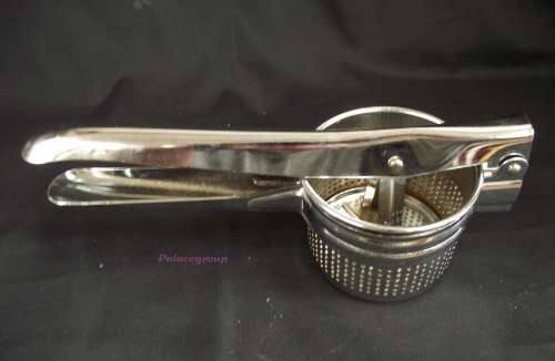 Vintage Potato Press, All Metal, Silver Colour, Good Working Order, See Photos ...