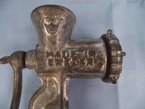 Vintage Bolinders No 5 Meat Mincer With Attachments, Made In Sweden, See Photos & Desc