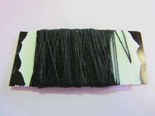 Stringing Material, Pearl Cord, Pearl Knot Thread, Black, 10 Meter