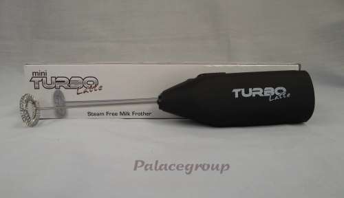 Steam Free Milk Frother, Cordless, Mini Turbo Latte, 2 x AA Batteries (Not Incl)Display Model