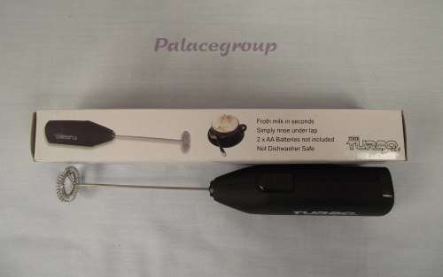 Steam Free Milk Frother, Cordless, Mini Turbo Latte, 2 x AA Batteries (Not Incl)Display Model