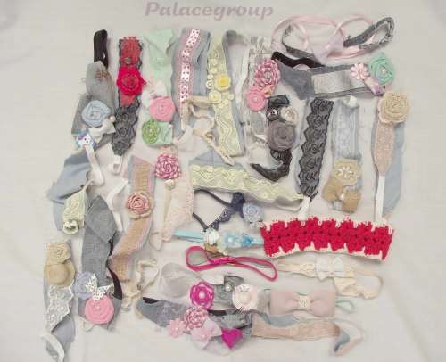 1 Lot Head Bands / Display Items, Various Types And Sizes, Adjustable And Stretch Types, ±30pc