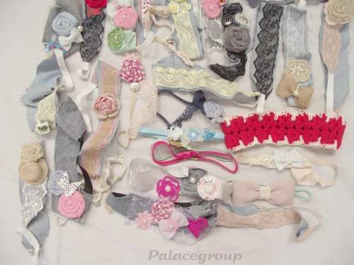 1 Lot Head Bands / Display Items, Various Types And Sizes, Adjustable And Stretch Types, ±30pc