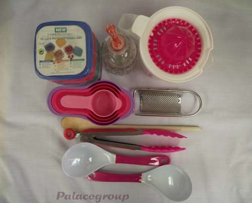 Pink Kitchen Set, All The Kitchen Tools Needed For The Beginner, See Photos & Listing