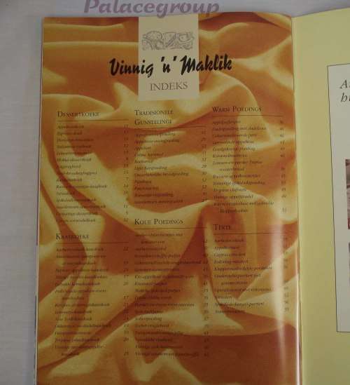 Vinnig `n` Maklik, Nageregte, Koeke, Warm & Koue Poedings & Meer, 78 Resepte, Sagte Band, 64bl