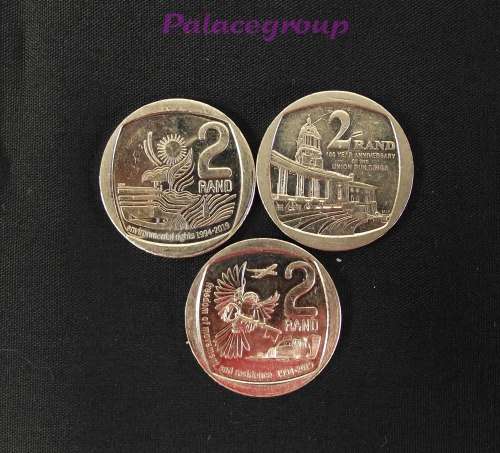 1 Lot R2 Coins - South Africa / Suid Afrika / Afrika Dzonga / uMzantsi  - 1994 - 2019 - As Per Scan