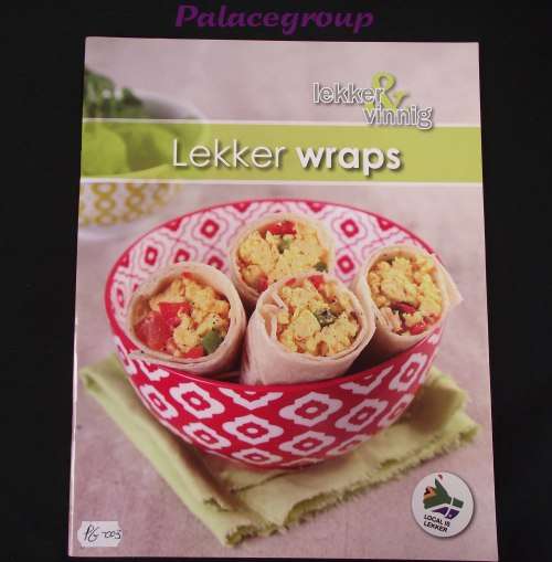 Lekker en Vinnig, Lekker Wraps, Volkleur, 20 Resepte, Sagte Band, 48bl
