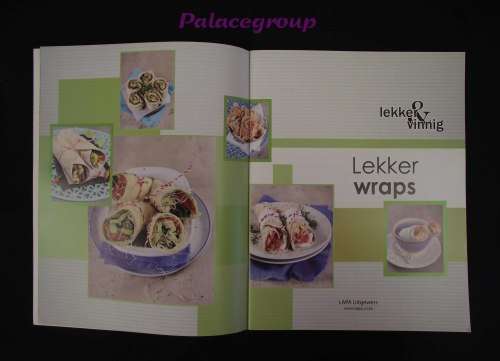 Lekker en Vinnig, Lekker Wraps, Volkleur, 20 Resepte, Sagte Band, 48bl