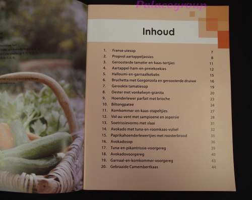 Lekker en Vinnig, Voorgeregte, Volkleur, 20 Resepte, Sagte Band, 48bl