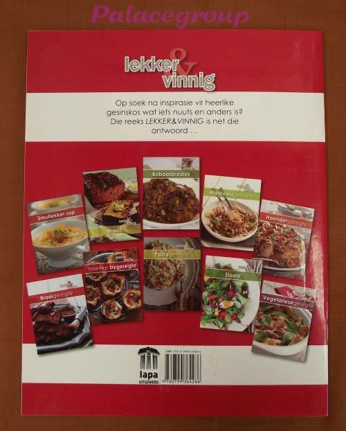 Lekker en Vinnig, Heerlike Bygeregte, Volkleur, 20 Resepte, Sagte Band, 48bl