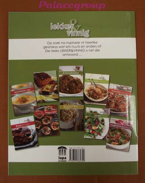 Lekker en Vinnig, Slaaie, Volkleur, 20 Resepte, Sagte Band, 48bl