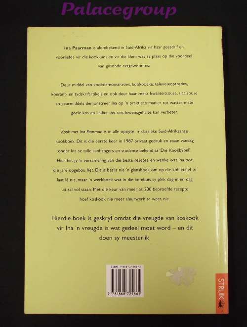 Kook Met Ina Paarman - Kook Met Vertroue, 200 Resepte, 140bl, Sagte Band, A4