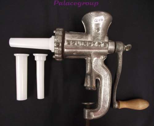 Vintage Bolinders No 5 Meat Mincer With Attachments, Made In Sweden, See Photos & Desc