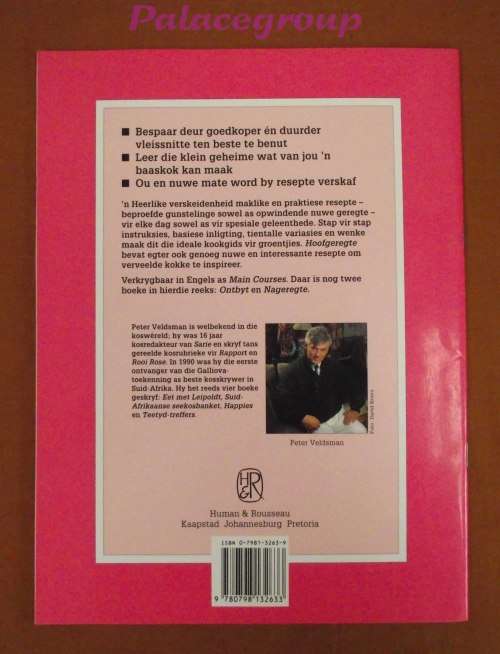 Kook Met Peter 2 - Hoofgeregte, Peter Veldsman, Volkleur, +67 Resepte, Sagte Band, 33bl, A4