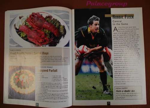 The Outdoor Cook Book Of Our Springbok Rugby Players 2001, Full Colour, 70 Rec, Paper Back, 64pg, A4