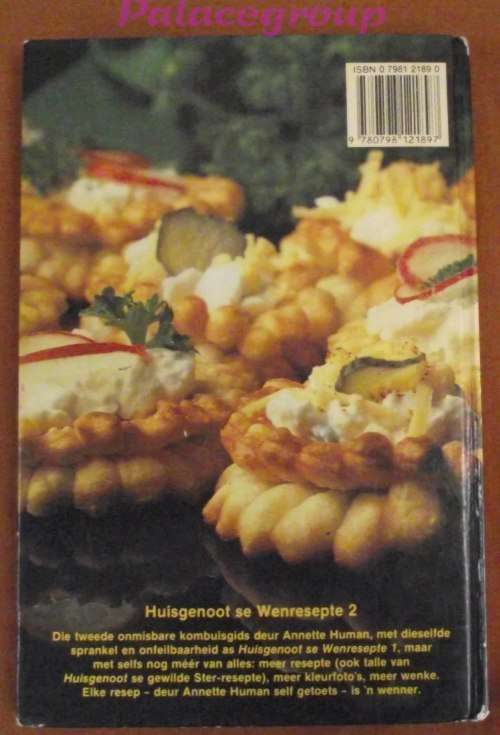 Huisgenoot Wenresepte 2, Anette Human, Harde Band,  Resepte, 237bl, Volkleur