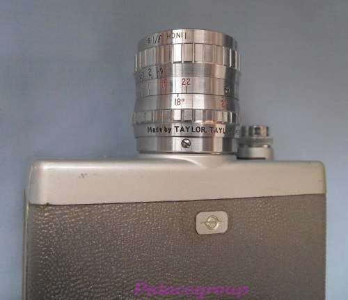 G.B.Bell & Howell Camera, 16mm, Leather Carry Case (Slightly Worn On Corners)