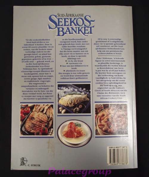 Suid Afrikaanse Seekos Banket Wys Peter Veldsman Hoe, 276 Resepte, 96 Bladsye, Hardeband, A4