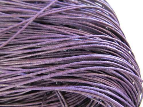Stringing Material, Wax Cord, Light Purple, 1.5mm, 5 Meter, 1pc